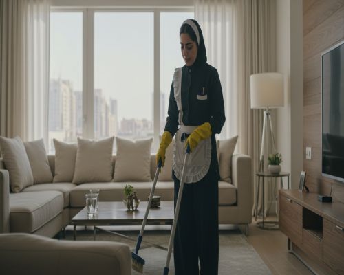 عاملات تنظيف بالساعات حى الروضه بجده