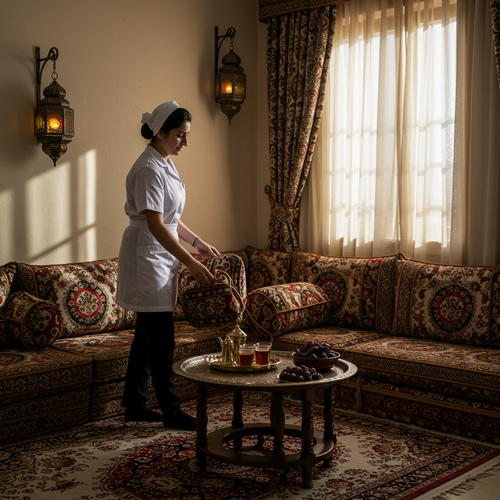 عاملات بالشهر بشمال الرياض