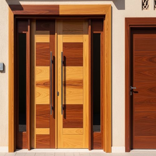 تفصيل وتصنيع أبواب خشب بالخبر