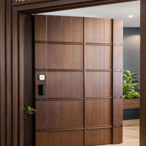 تفصيل وتصنيع أبواب خشب أم الساهك