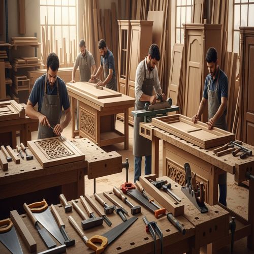 ورشة نجارة فى القطيف