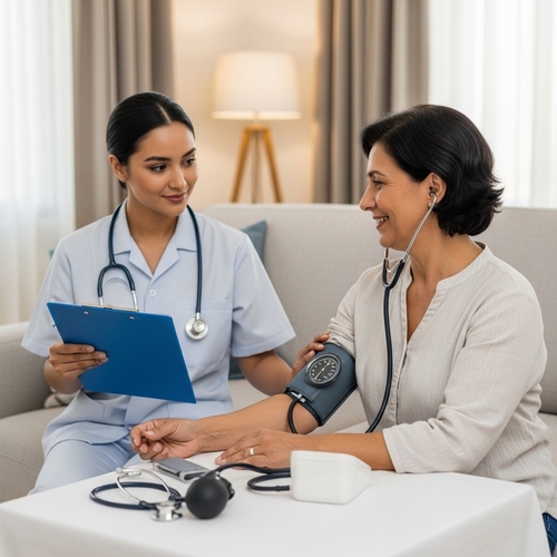 ممرضة منزلية بالشهر الدمام