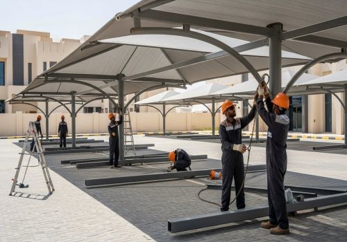 تركيب مظلات سيارات الدمام