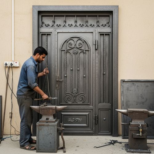 تركيب ابواب حديد الدمام