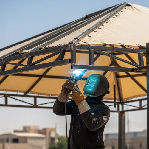 حداد مظلات الجبيل