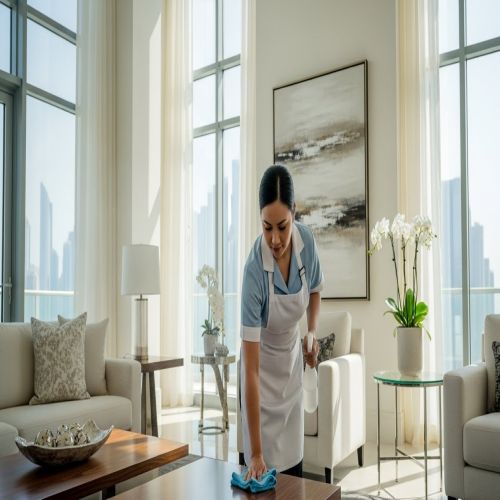 خادمات تنظيف بالساعة الدمام