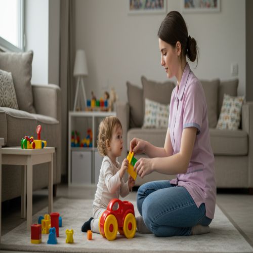 مربية أطفال بالشهر بالخبر